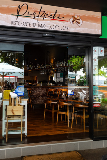 Pizza at Pistacchi, Cairns