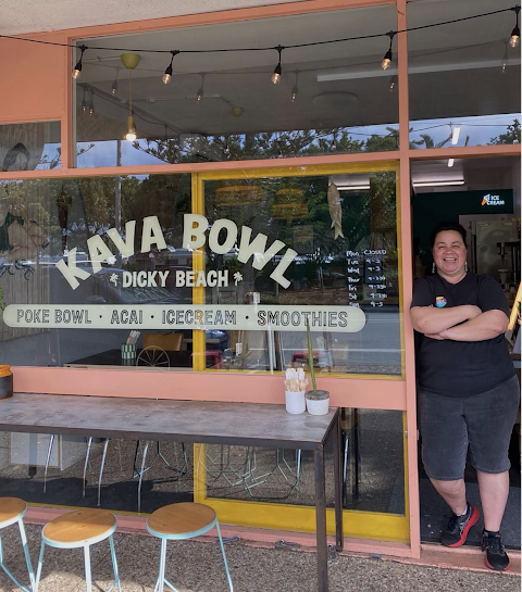 Poke Bowl at Kava Bowl, Sunshine Coast