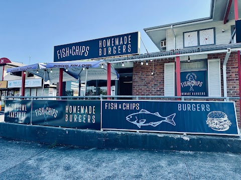 Fish & Chips at Fishbowl Takeaway, Gold Coast
