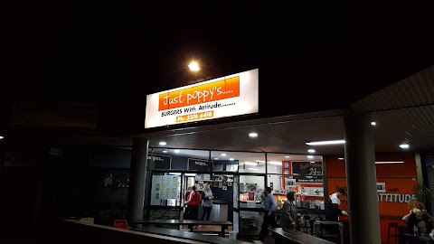 Burgers at Just Poppy's, Brisbane