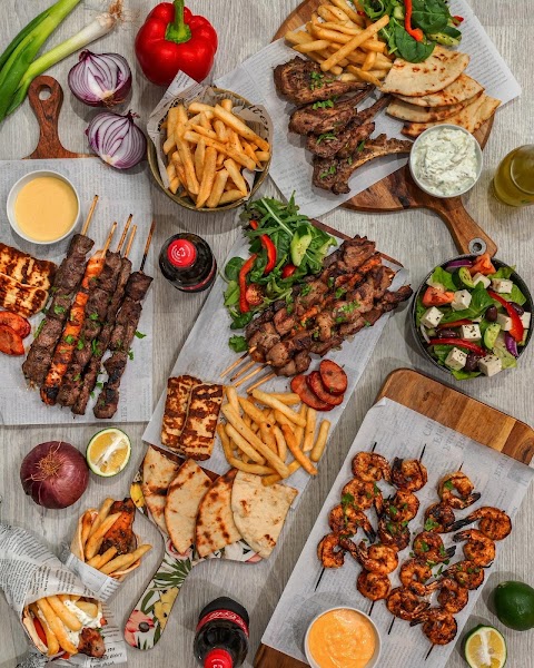 Souvlaki at Salamina Souvlaki, Sydney