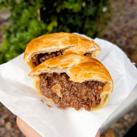 Meat Pie at David's Hot Bread, Brisbane