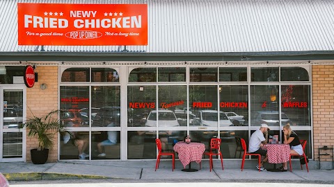 Burgers at Newy Fried Takeout, Newcastle