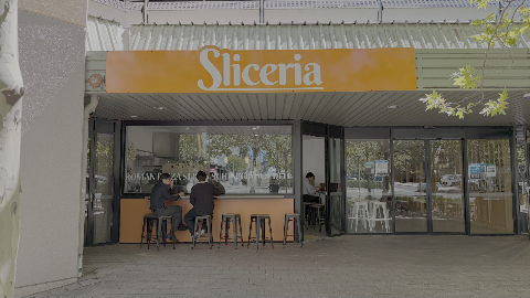 Pizza at Sliceria, Canberra